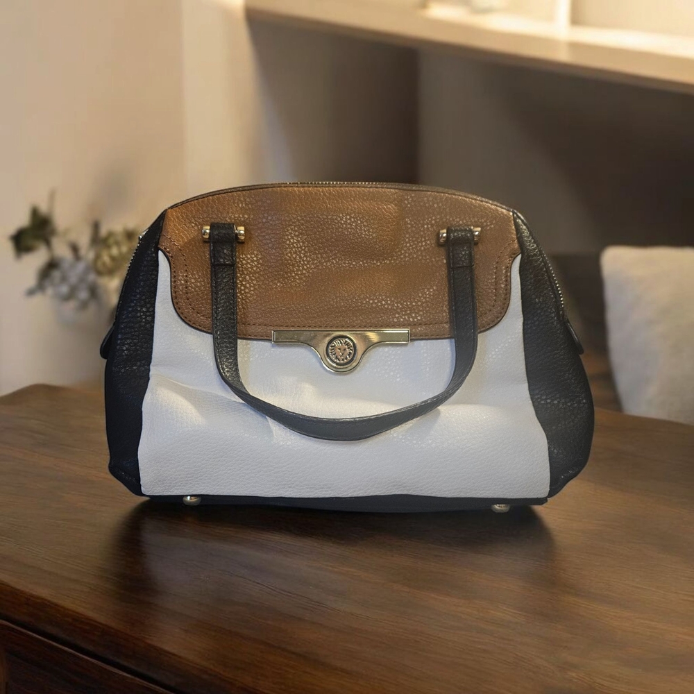Elegant Black and White Handbag